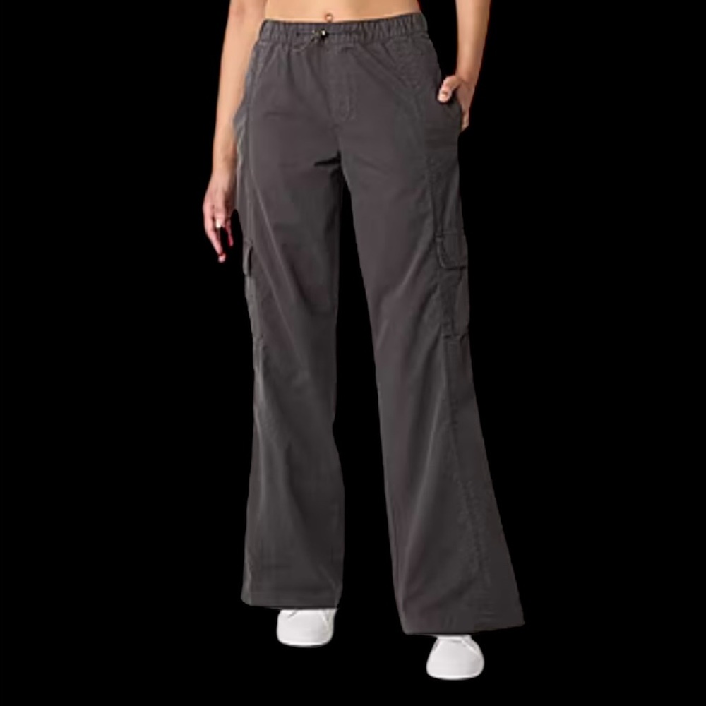 Arizona Jean Company Women's Charcoal Wide Leg Pants